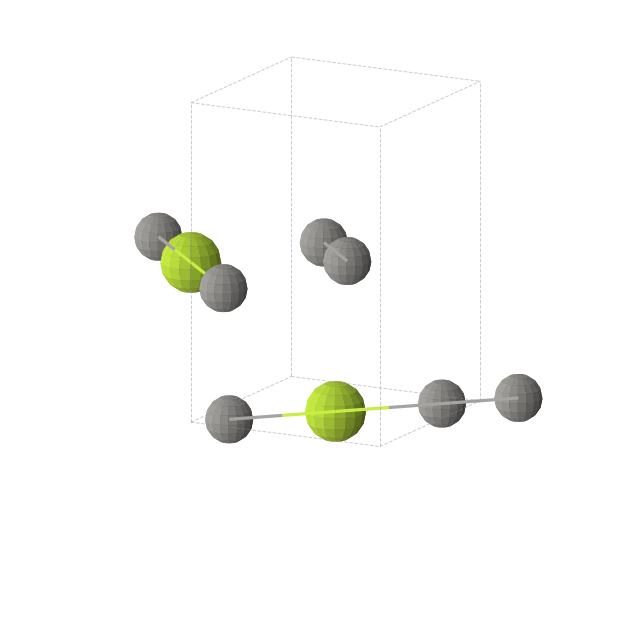 Crystal structure of BeC2 (tetragonal, P42/mnm (No. 136))