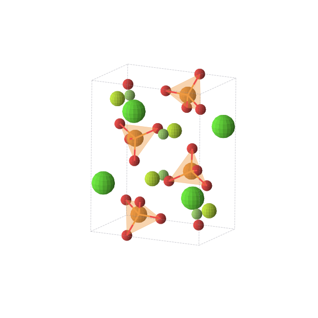 Crystal structure of Be4Ca4F4O16P4 (monoclinic, P21/c (No. 14))