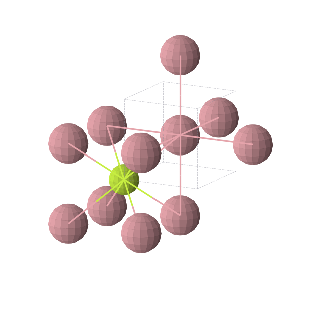 Crystal structure of BeCo (cubic, Pm-3m (No. 221))