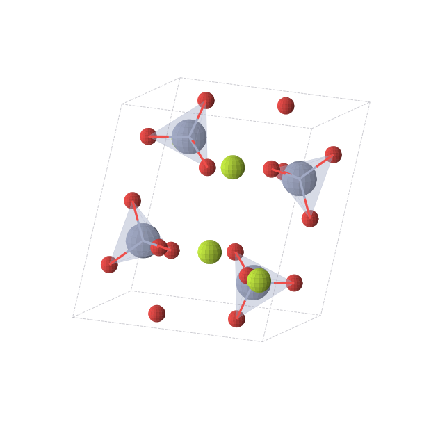 Crystal structure of BeCrO4 (monoclinic, P21/c (No. 14))