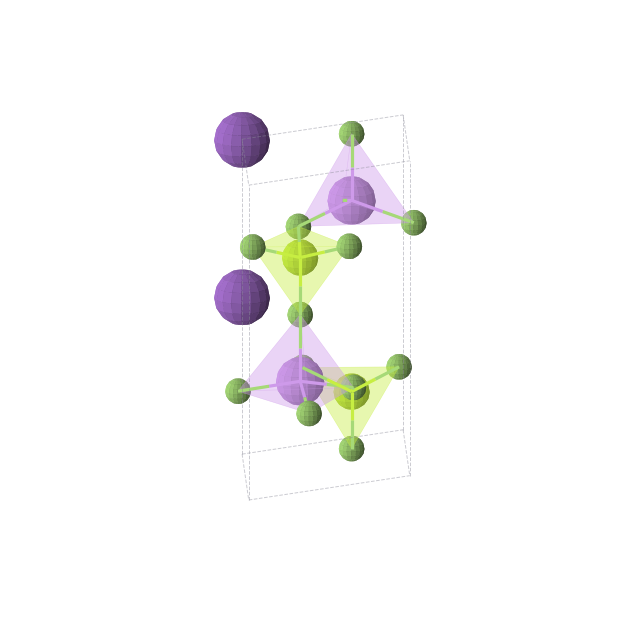 Crystal structure of Be2F8K2Li2 (hexagonal, P63 (No. 173))