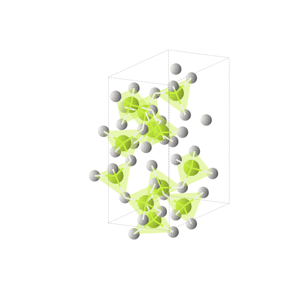 Crystal structure of BeH2 (orthorhombic, Ibam (No. 72))