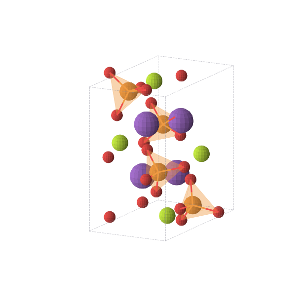 Crystal structure of Be4K4O16P4 (orthorhombic, Pna21 (No. 33))