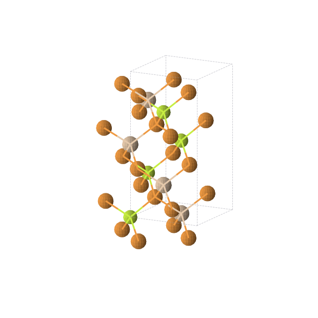 Crystal structure of Be1P2Si1 (tetragonal, I-42d (No. 122))