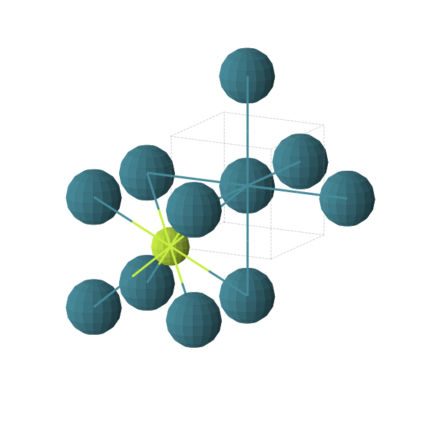 Crystal structure of BePd (cubic, Pm-3m (No. 221))