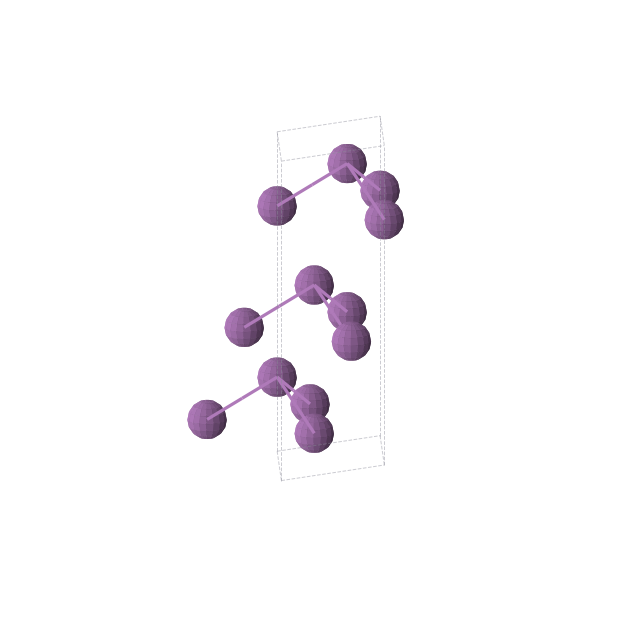 Crystal structure of Bi (trigonal, R-3m (No. 166))