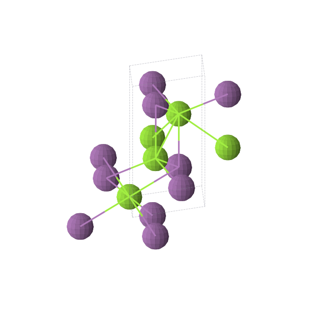Crystal structure of Mg3Bi2 (trigonal, P-3m1 (No. 164))
