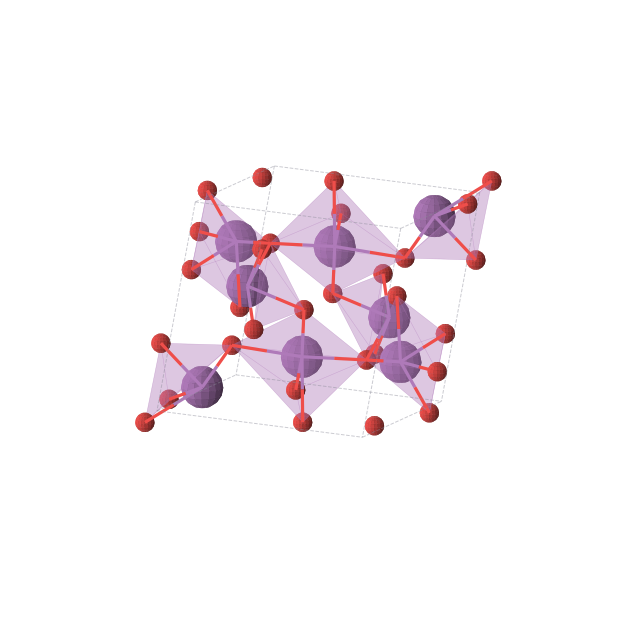Crystal structure of Bi2O3 (monoclinic, P21/c (No. 14))