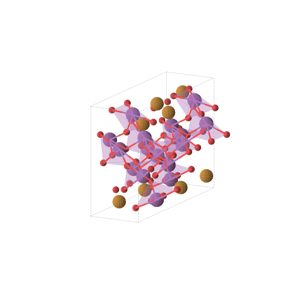 Crystal structure of Bi2TeO5 (orthorhombic, Aem2 (No. 39))