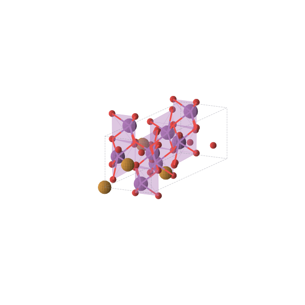 Crystal structure of Bi2TeO6 (orthorhombic, Cmce (No. 64))