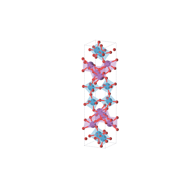 Crystal structure of Bi8O36W8 (orthorhombic, Pbcn (No. 60))