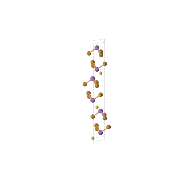 Crystal structure of Bi2Te2S (trigonal, R-3m (No. 166))