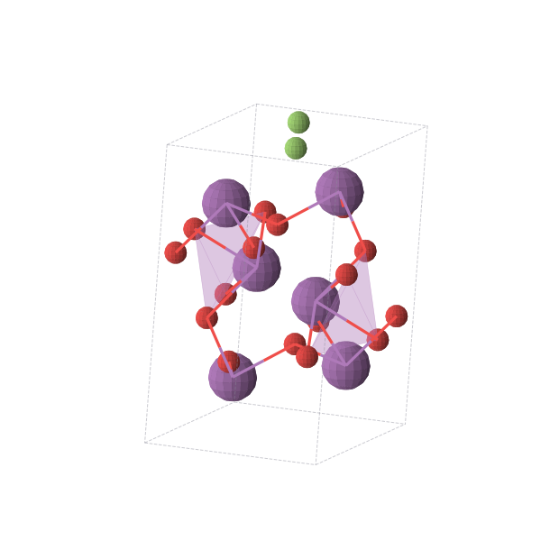 Crystal structure of Bi3O4F (monoclinic, P2/c (No. 13))
