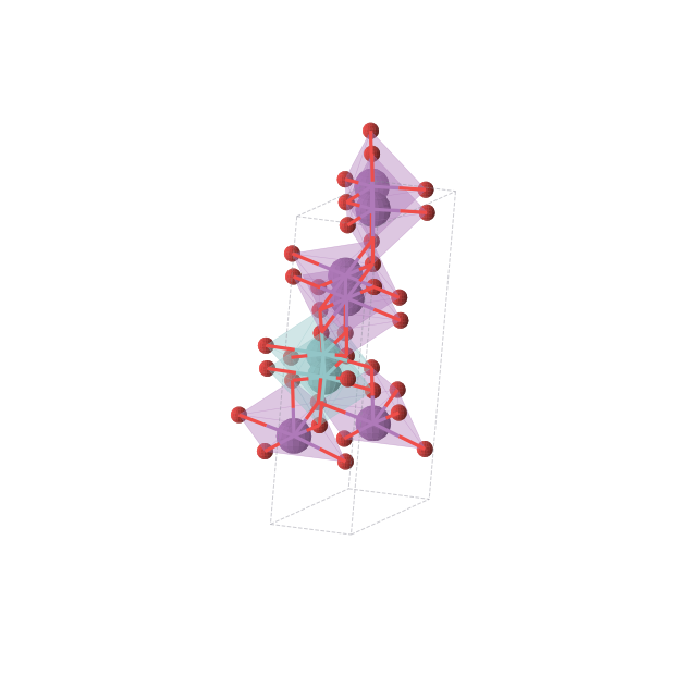 Crystal structure of NbBi3O7 (monoclinic, Cm (No. 8))