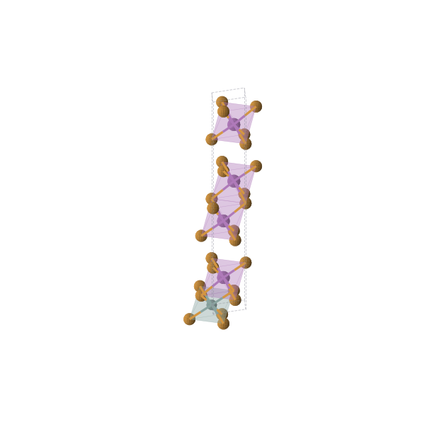 Crystal structure of GeBi4Te7 (trigonal, P-3m1 (No. 164))