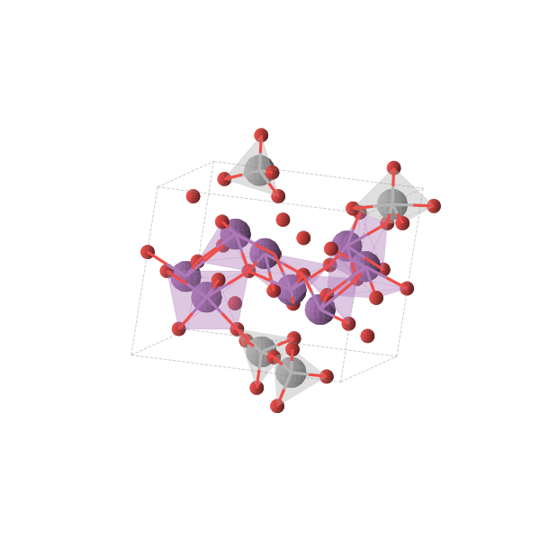 Crystal structure of V2Bi4O11 (monoclinic, P21 (No. 4))