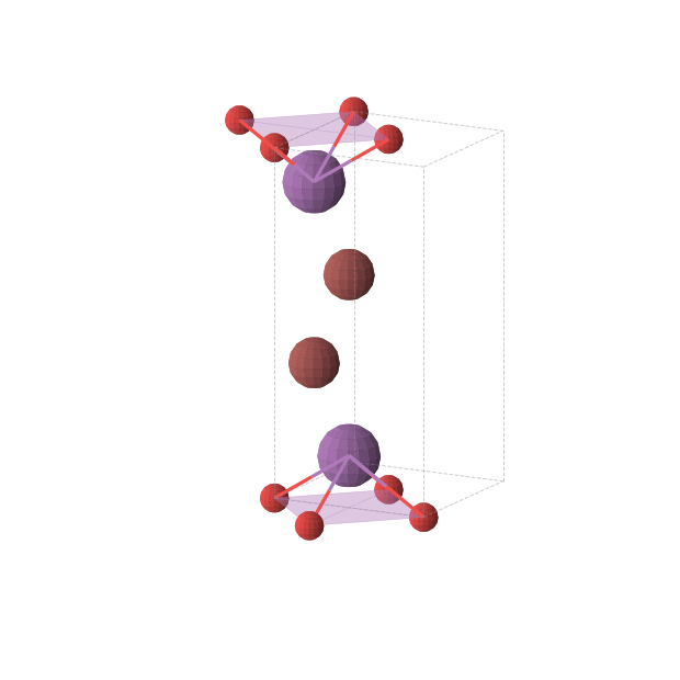 Crystal structure of BiBrO (tetragonal, P4/nmm (No. 129))