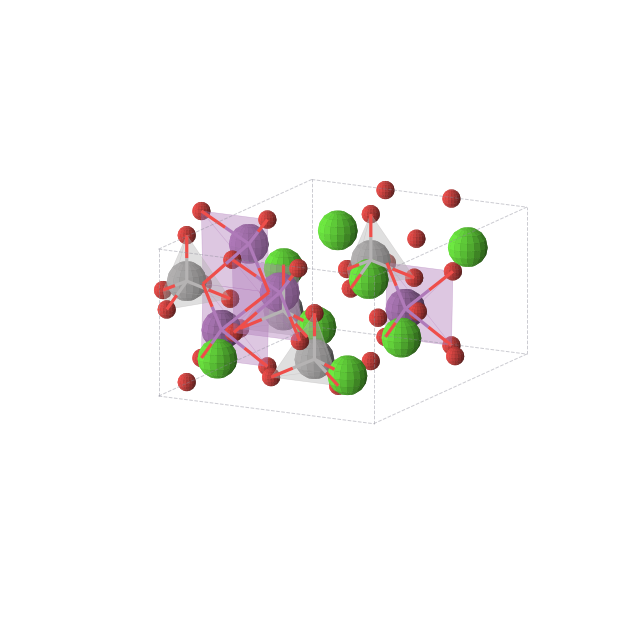 Crystal structure of Ca2VBiO6 (orthorhombic, Cmc21 (No. 36))