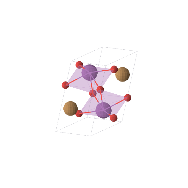 Crystal structure of CuBiO2 (tetragonal, P4/ncc (No. 130))