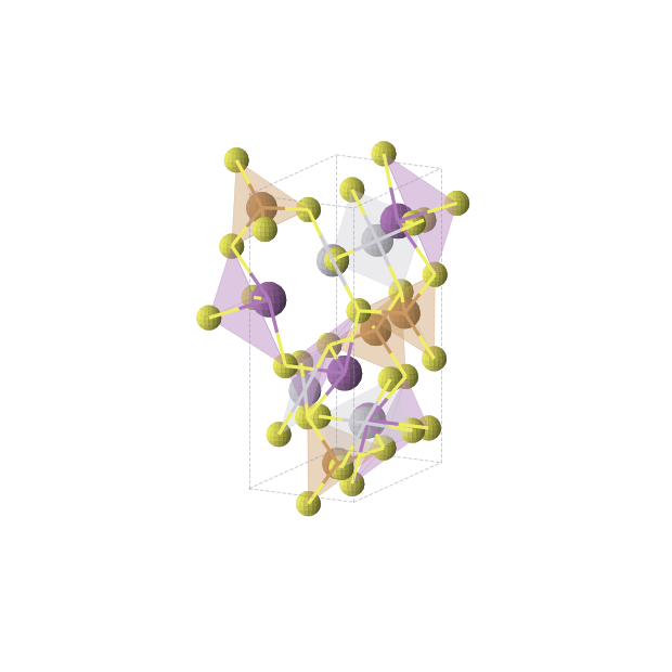Crystal structure of Bi16Cu16Pt16S48 (orthorhombic, P212121 (No. 19))