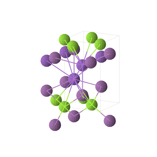 Crystal structure of KMgBi (tetragonal, P4/nmm (No. 129))