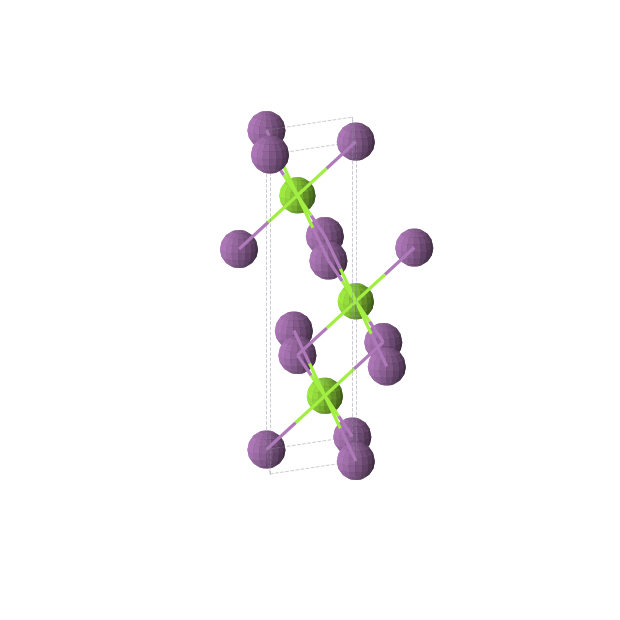 Crystal structure of MgBi (trigonal, R-3m (No. 166))