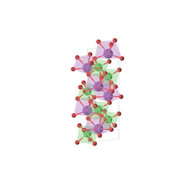 Crystal structure of NiBiO3 (tetragonal, P42/mnm (No. 136))