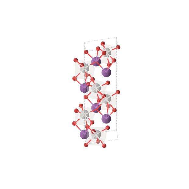 Crystal structure of ScBiO3 (trigonal, R3c (No. 161))