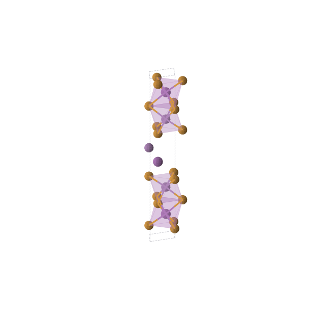 Crystal structure of BiSbTe2 (trigonal, R3m (No. 160))