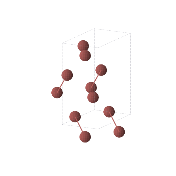 Crystal structure of Br (orthorhombic, Cmce (No. 64))