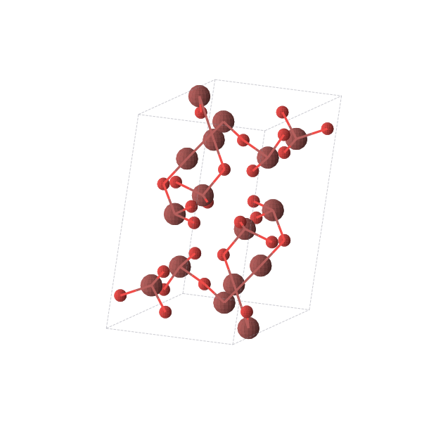 Crystal structure of Br2O3 (monoclinic, P21/c (No. 14))