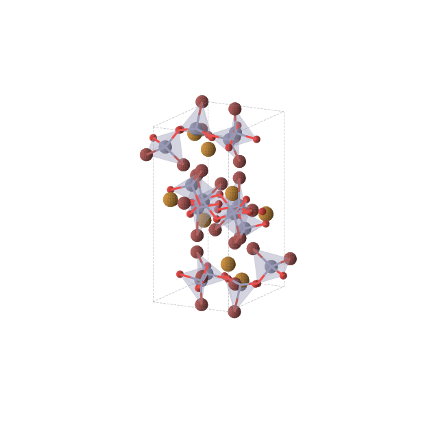 Crystal structure of Br16O24Te8Zn16 (orthorhombic, Pccn (No. 56))