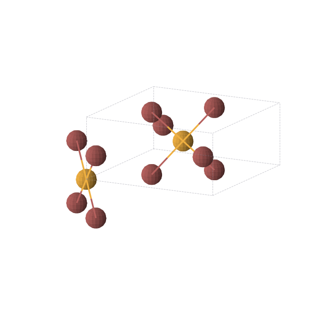 Crystal structure of Br4Se2 (tetragonal, P42/mnm (No. 136))