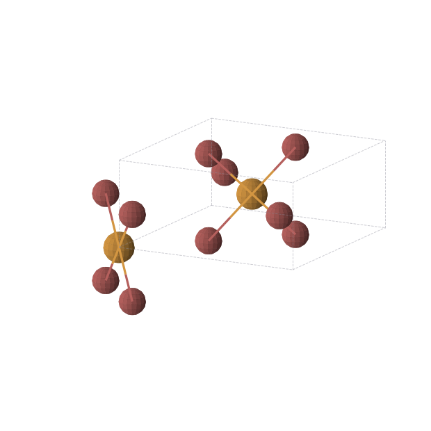Crystal structure of TeBr2 (tetragonal, P42/mnm (No. 136))
