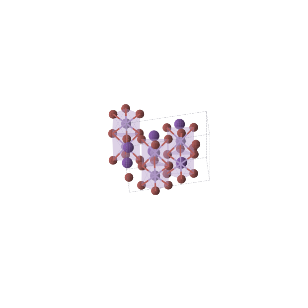Crystal structure of RbMnBr3 (hexagonal, P63cm (No. 185))