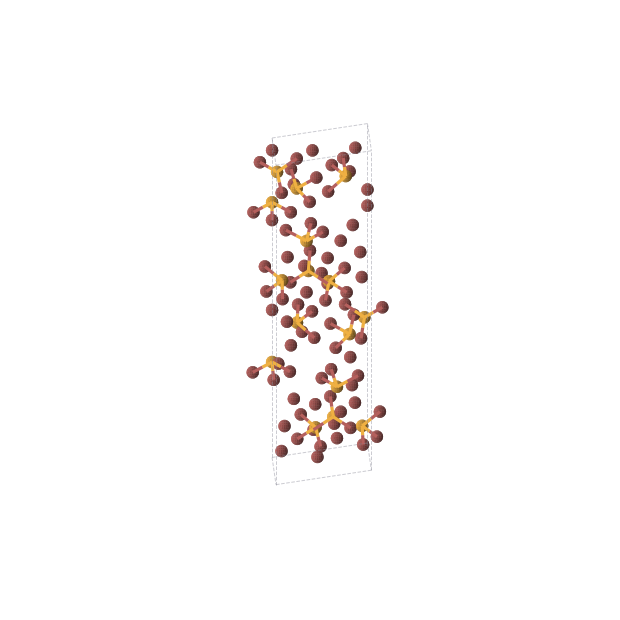 Crystal structure of SeBr4 (trigonal, P31c (No. 159))