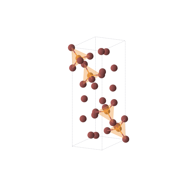 Crystal structure of PBr5 (orthorhombic, Pbcm (No. 57))
