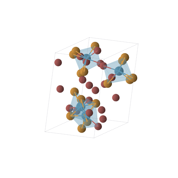 Crystal structure of Br20Re4Te12 (monoclinic, P21 (No. 4))