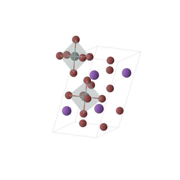 Crystal structure of K2SnBr6 (monoclinic, P21/c (No. 14))