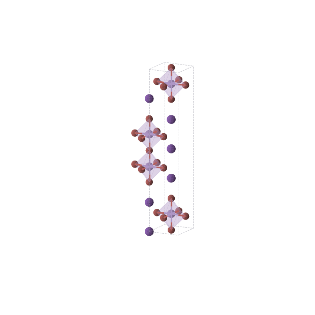 Crystal structure of Rb3Mn2Br7 (tetragonal, I4/mmm (No. 139))