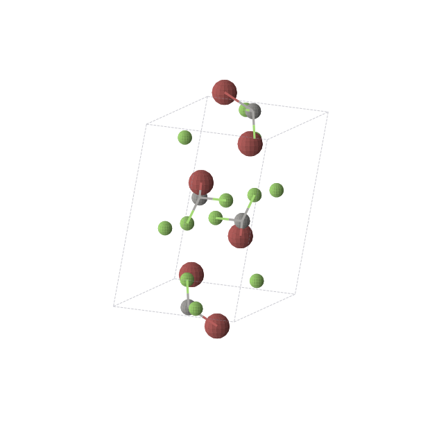 Crystal structure of C4Br4F8 (monoclinic, P21/c (No. 14))