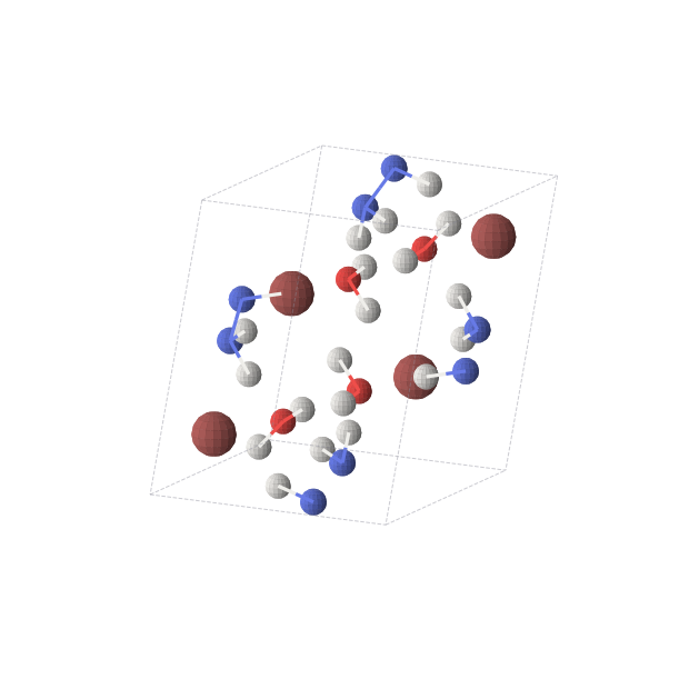 Crystal structure of Br4H20N4O4 (monoclinic, P21/c (No. 14))