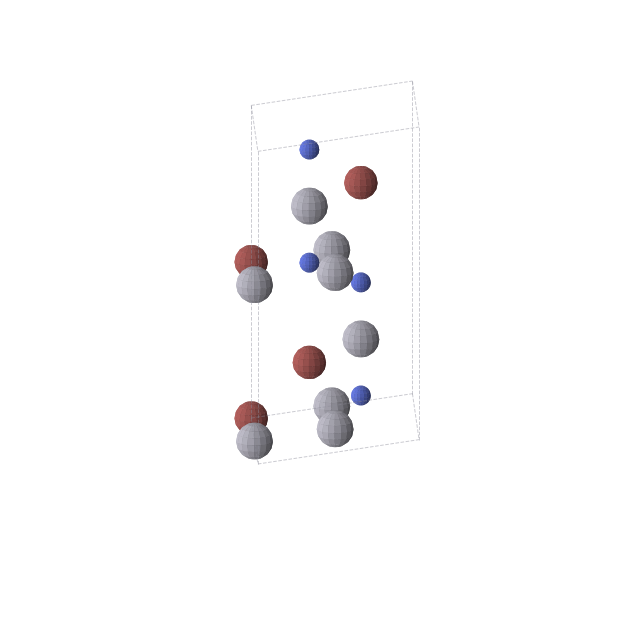 Crystal structure of Hg2BrN (hexagonal, P63/mmc (No. 194))