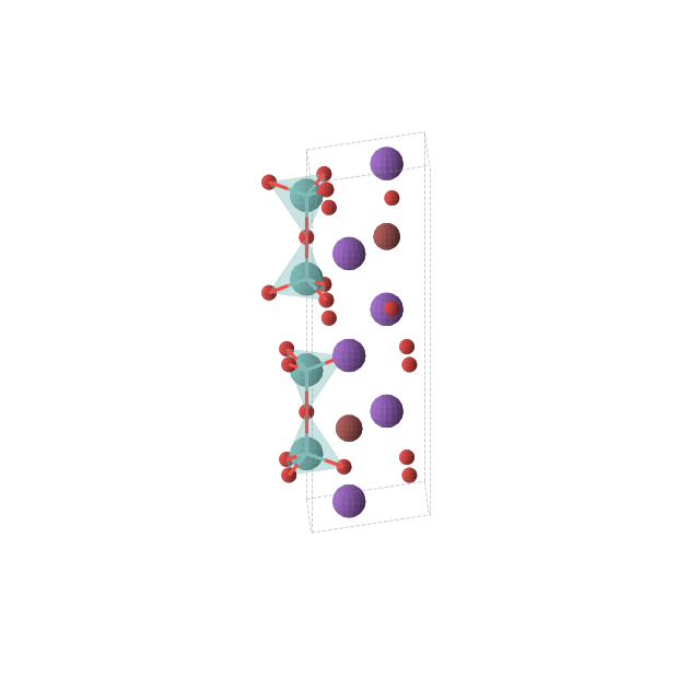 Crystal structure of Br2K6Mo4O14 (hexagonal, P63/mmc (No. 194))