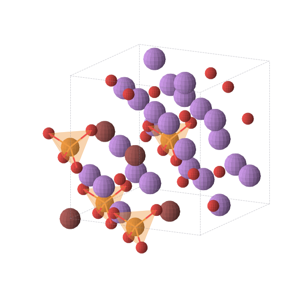 Crystal structure of Li6PBrO5 (cubic, F-43m (No. 216))