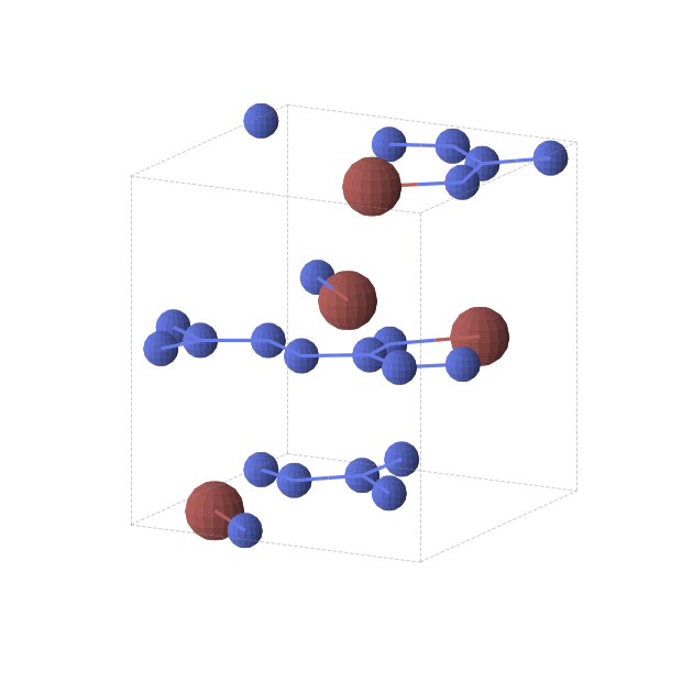 Crystal structure of BrN4 (orthorhombic, P212121 (No. 19))