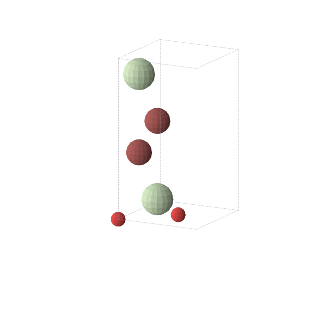 Crystal structure of BrOPr (tetragonal, P4/nmm (No. 129))