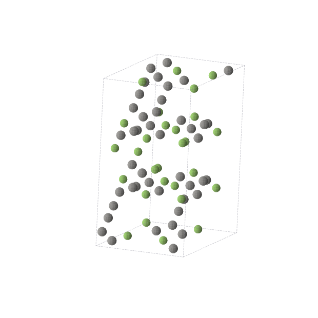 Crystal structure of C22F14 (monoclinic, C2/m (No. 12))