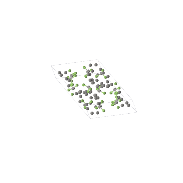 Crystal structure of C2F (trigonal, R-3 (No. 148))