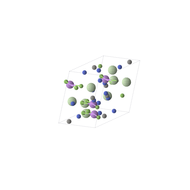 Crystal structure of C4F6Li2N8Pr4 (monoclinic, C2/c (No. 15))